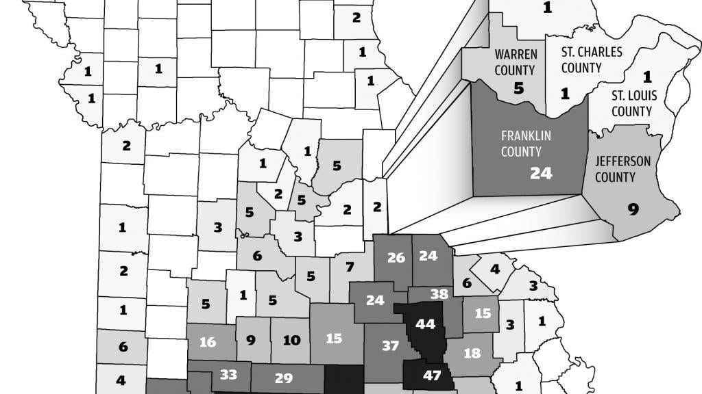 Bear Sightings In Missouri 2025 Map