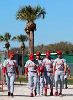 Cardinals spring training on Feb. 20