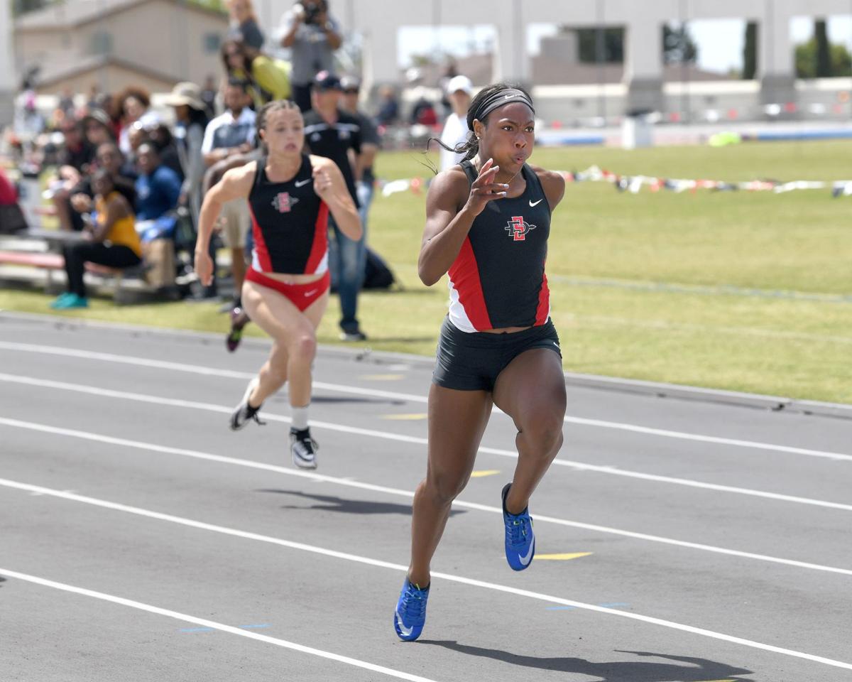 Area college athletes Henderson burning up the track for San Diego