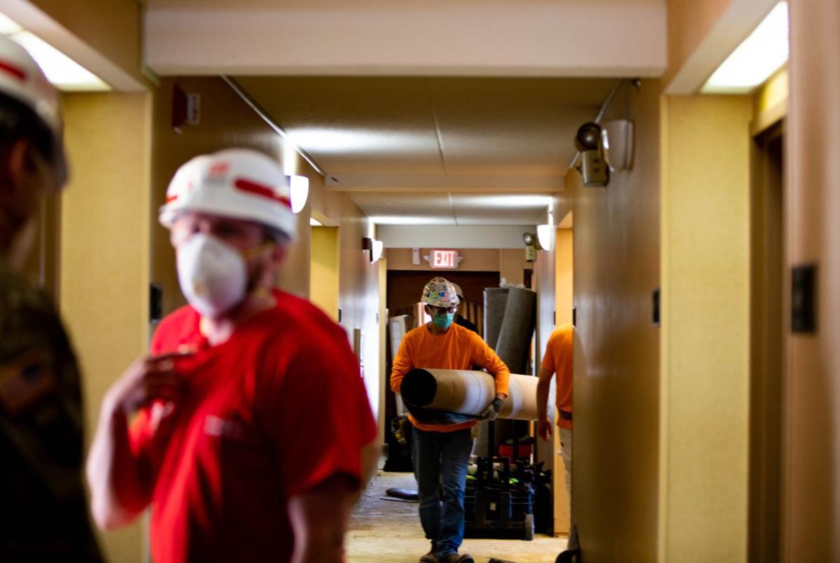 First facilty being made for overflow of coronavirus patients in St. Louis