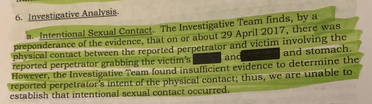 Sexton Investigative Report