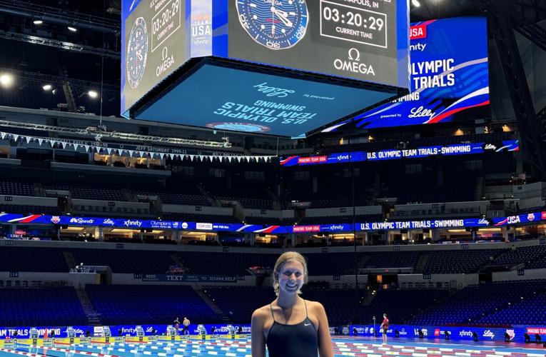 Sydney Schoeck at U.S. Olympic trials in Indianapolis