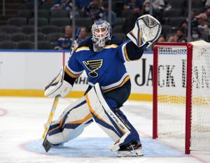Blues' 'off the charts' Joel Hofer thriving in AHL due to added strength