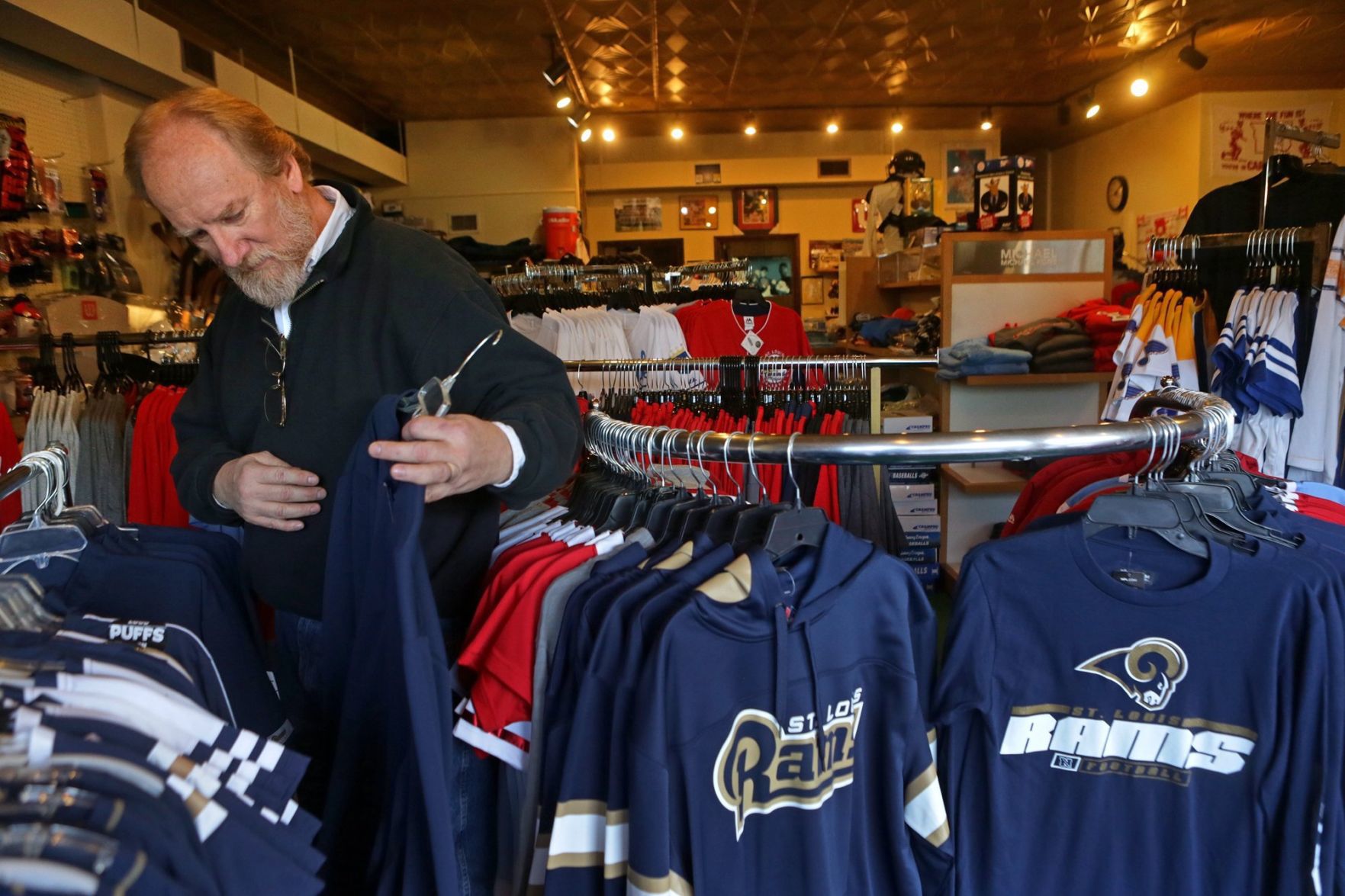 Did you buy St. Louis Rams gear before 