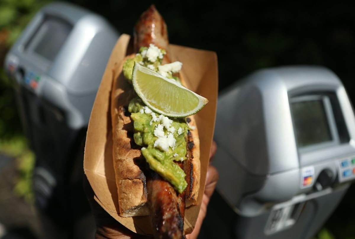 Frankly Artisan sausage food truck