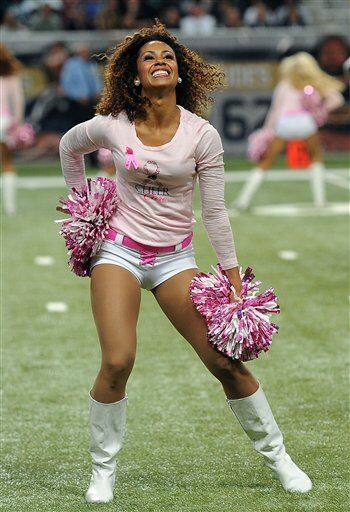 Photos: NFL cheerleaders wear pink for Breast Cancer Awareness Mo