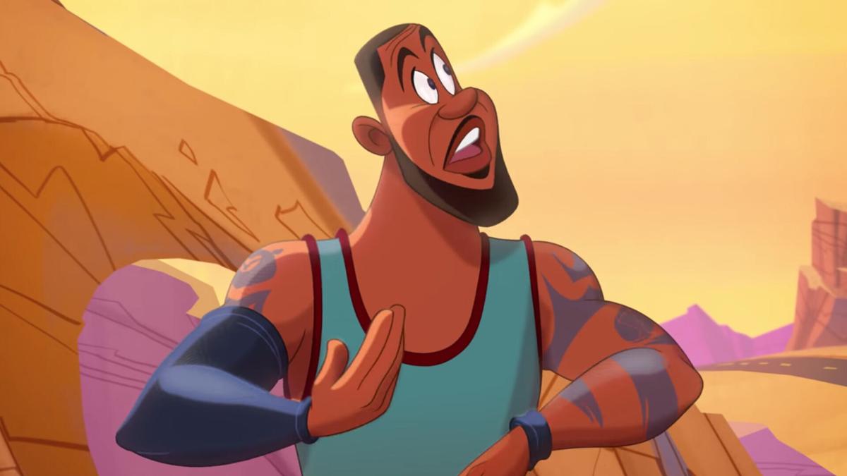 LeBron James morphs into Looney Tunes character in 'Space Jam ...