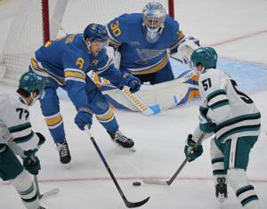 St. Louis Blues host the San Jose Sharks in home opener at Enterprise Center