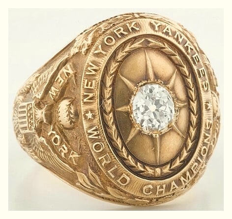 St. Louis Cardinals 1964 Whitey Ford World Series Championship Ring
