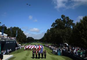 BMW Championship first round at Bellerive Country Club