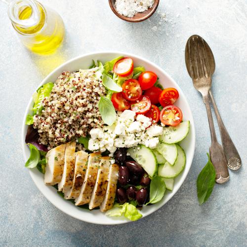 Mediterranean Chicken and Quinoa Salad