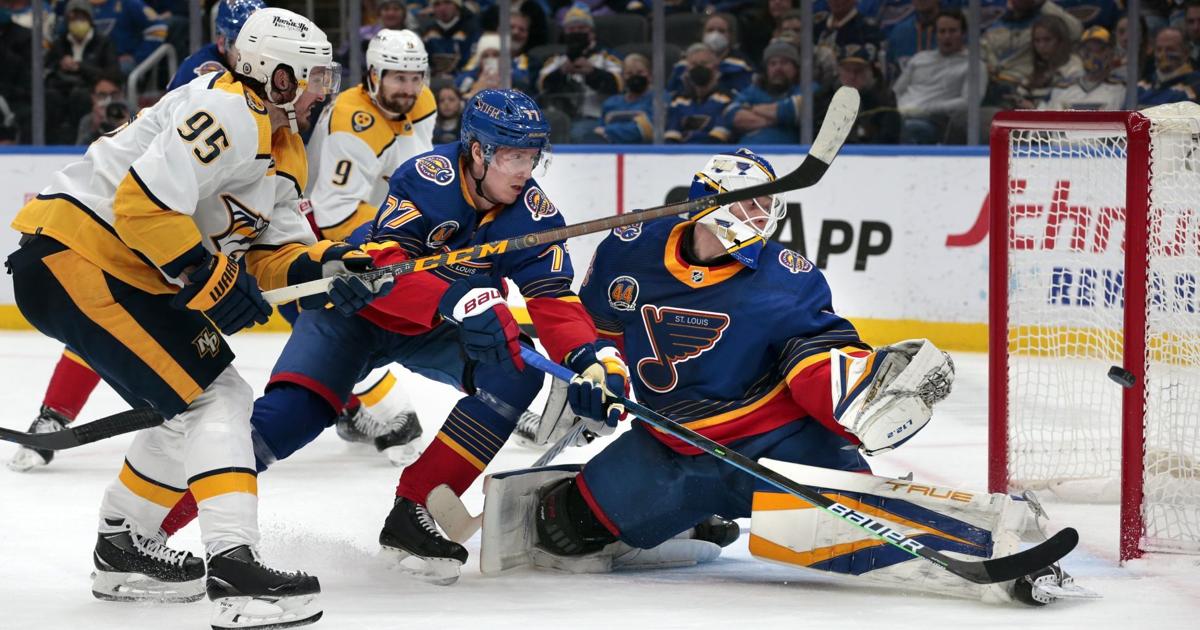 Hochman: 'Huuuuus!' Backup goalie Ville Husso makes a name for himself in Blues' win against Nashville