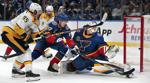Blues host Predators
