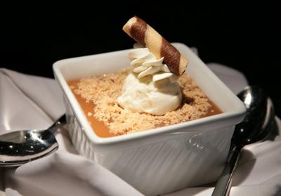 gooey butter warm cake stltoday caramel bean vanilla prepared cashew dutch crumb sauce finished cream ice
