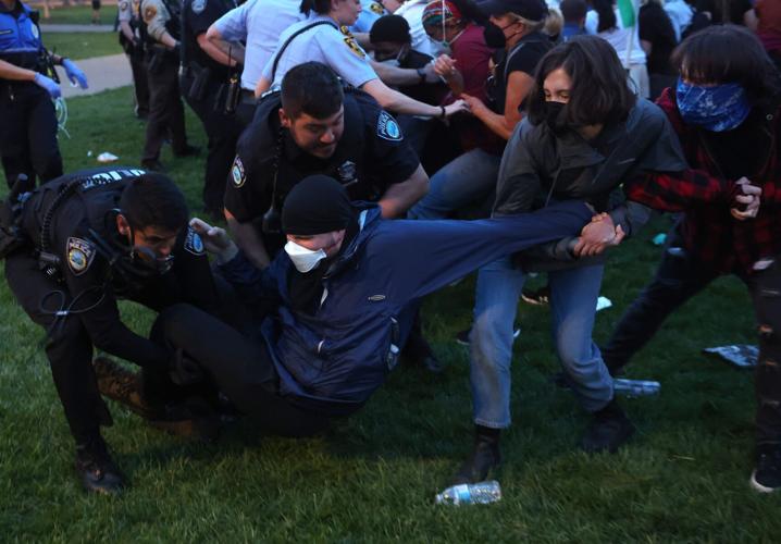 Arrests after pro- Palestinian protest at Washington University in 51
