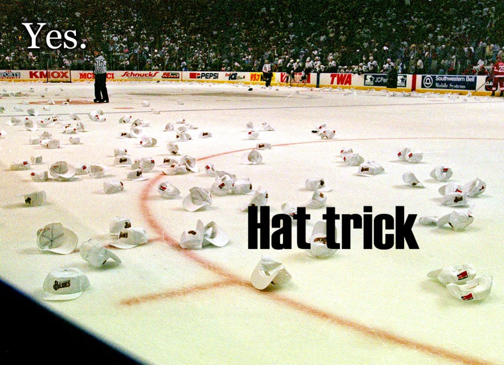 hat trick hockey