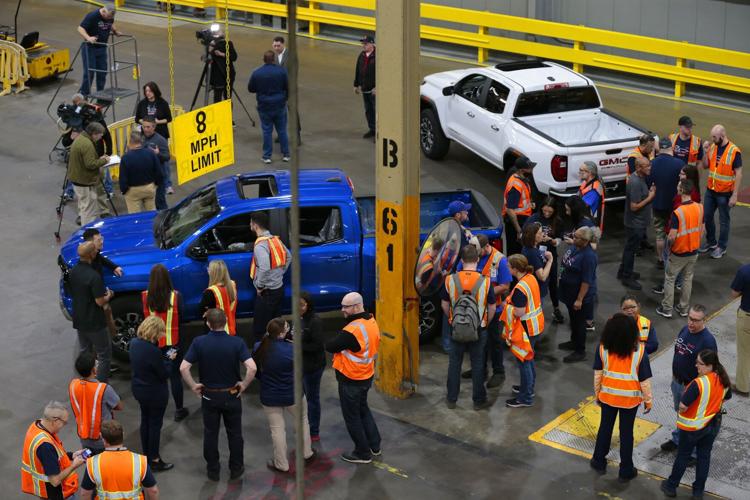 GM rolls out new trucks in Wentzville