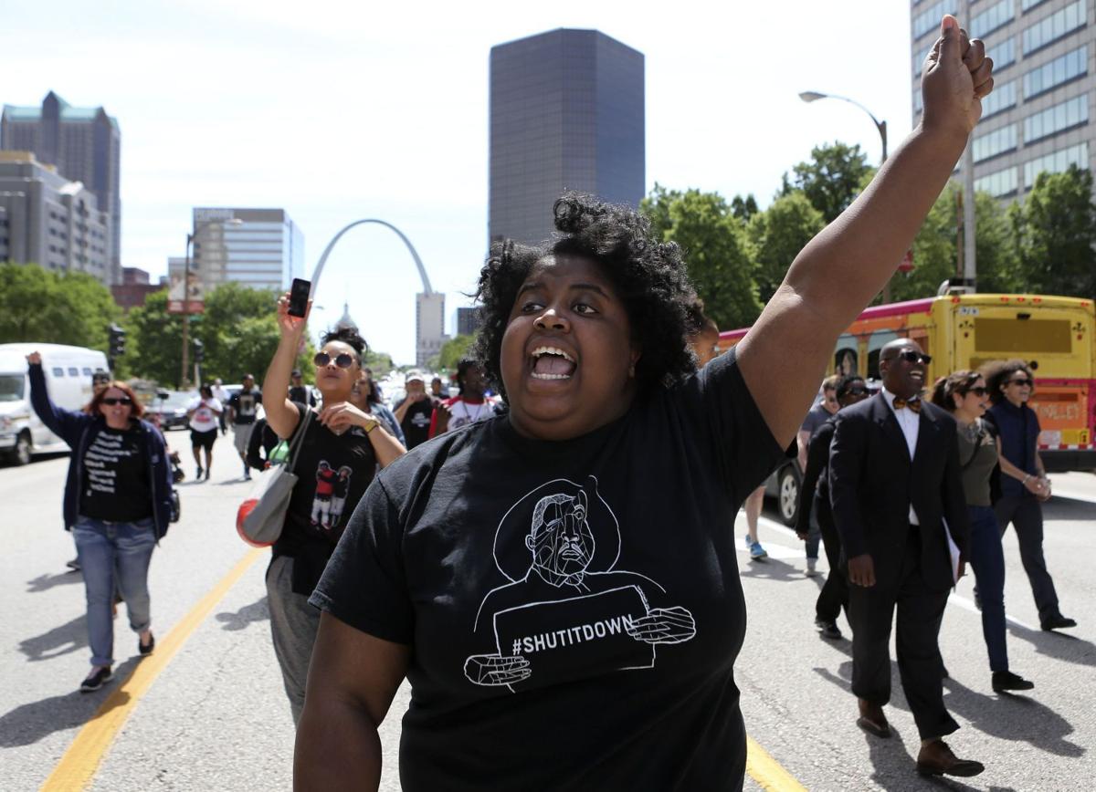 VonDerrit Myers protest in downtown St. Louis