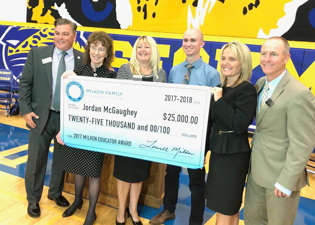 Seckman High teacher wins Milken award