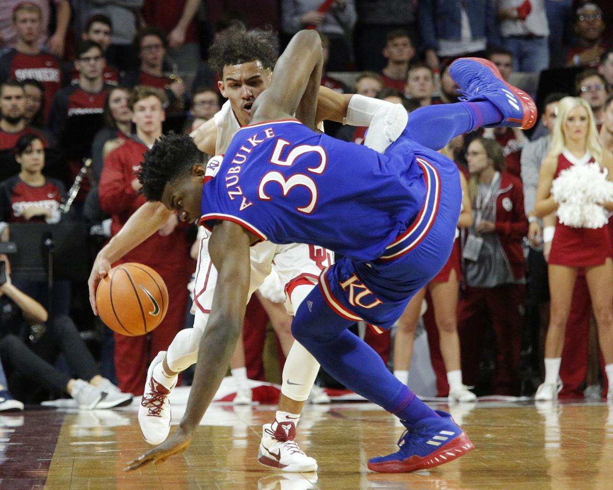 College Basketball No 12 Sooners Edge No 5 Kansas College