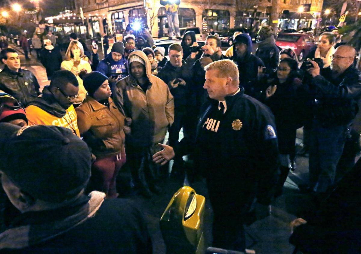 Protest in Central West End