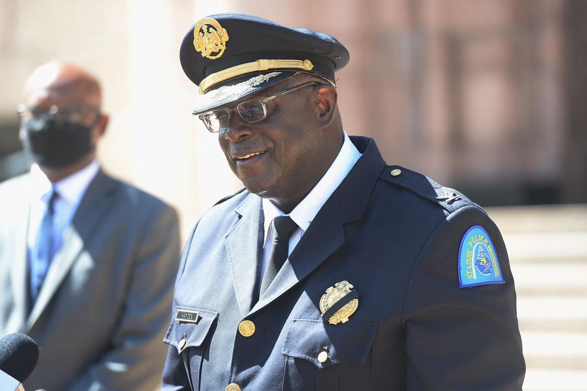 St. Louis City Police Chief John Hayden announces his plan to retire.