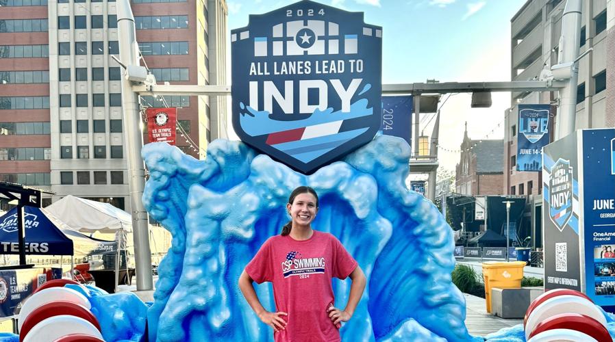 Sydney Schoeck at U.S. Olympic trials in Indianapolis