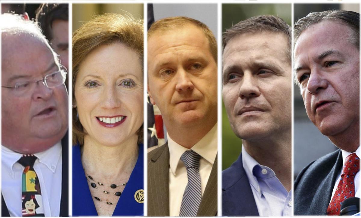 Five leading Republican candidates for U.S. Senate