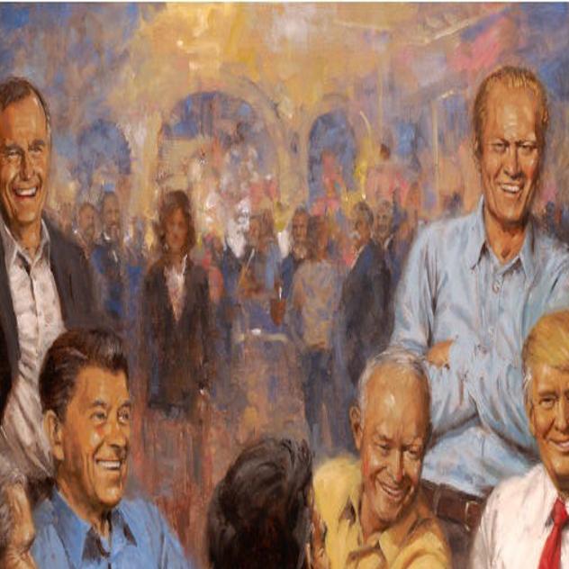 About That White House Portrait Of Trump And Other Gop Presidents