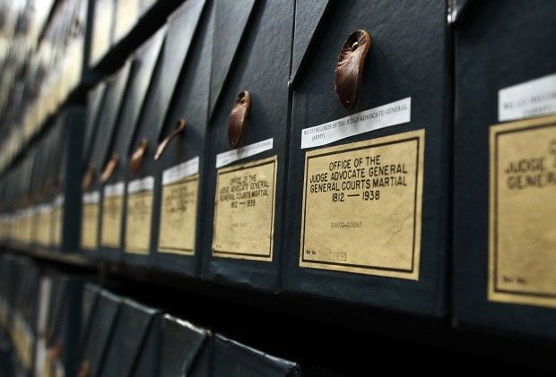 Records stored at the National Archives