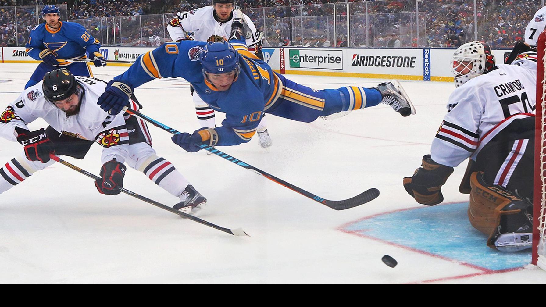 Updated Outdoor Hockey Blues Will Play At Minnesota In 2021