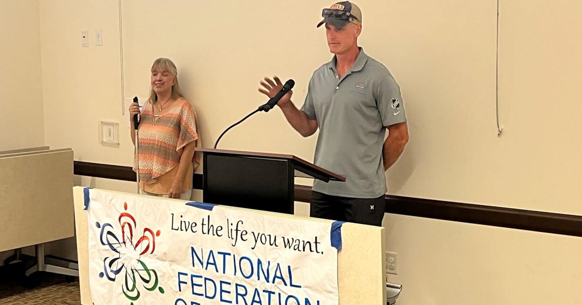 NHL referee Dan O'Rourke rides through St. Louis as he nears end of ...
