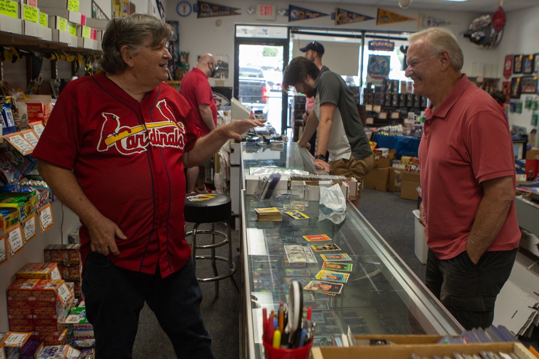 Collectors stores clean up during trading card boom