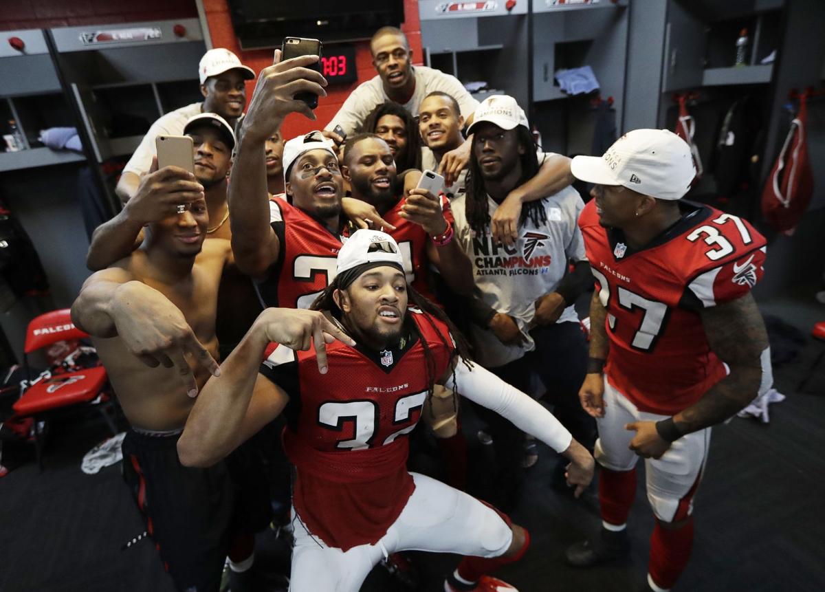 Atlanta Falcons Locker Room After Super Bowl Atlanta Falcons Locker Room After Super Bowl