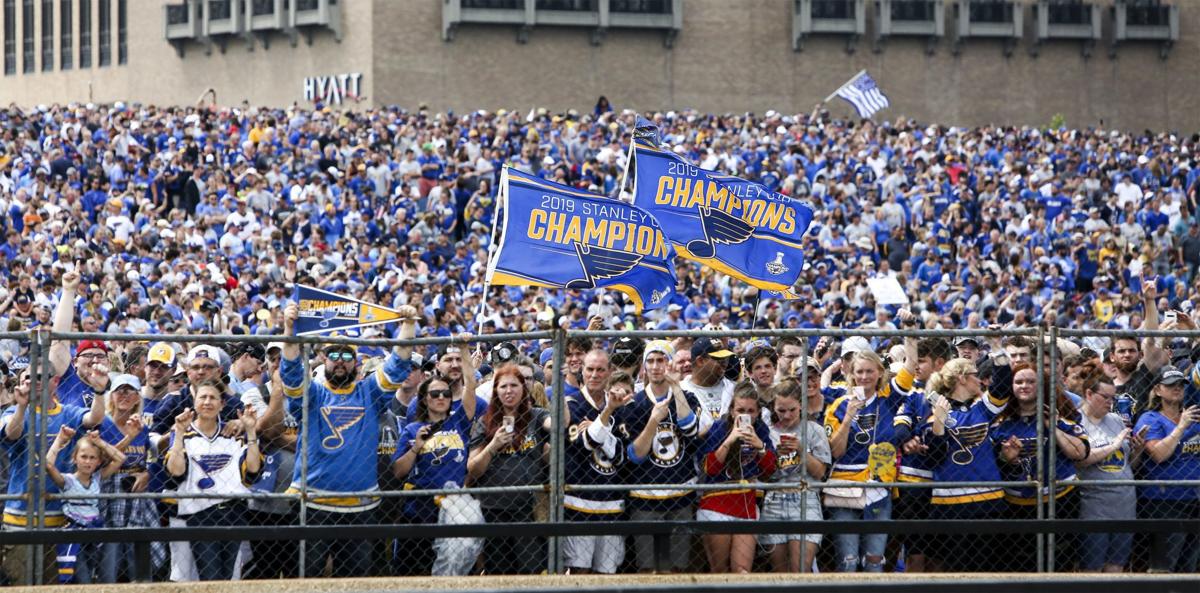 St. Louis Blues 2019 Stanley Cup Champions Celebration Signature Rink