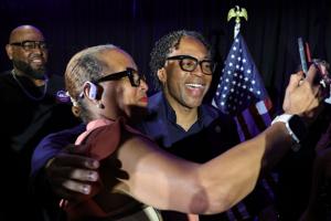 Rep. Wesley Bell election watch party at Marriott St. Louis Grand