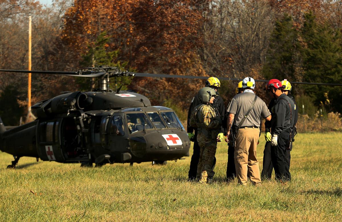 Pilot rescued from tree after crashing plane 70 feet above ground