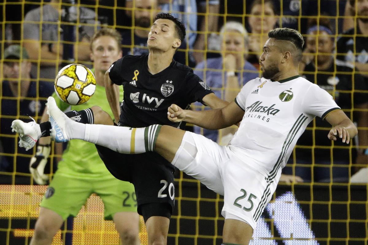 MLS Timbers Sporting KC Soccer
