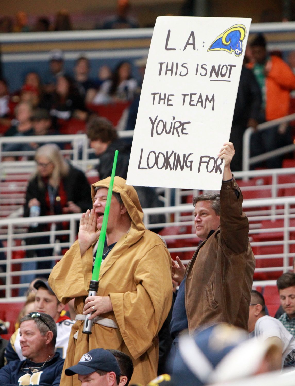 Rams fans left to wonder if this will be last ever NFL game in St. Louis