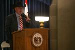 Doug Frank and Republican representatives speak at Missouri State Capitol