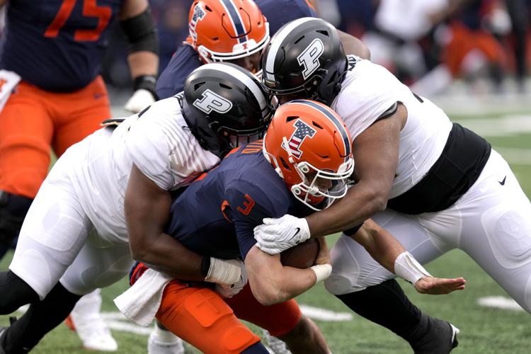 Illinois Fighting Illini vs. Purdue football score, video highlights