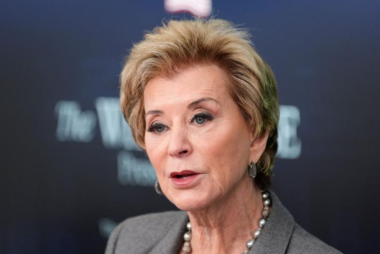 Education Secretary Linda McMahon