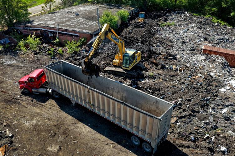 Kinloch shingle pile