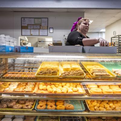 Tuesday morning at Wood River Donut N More