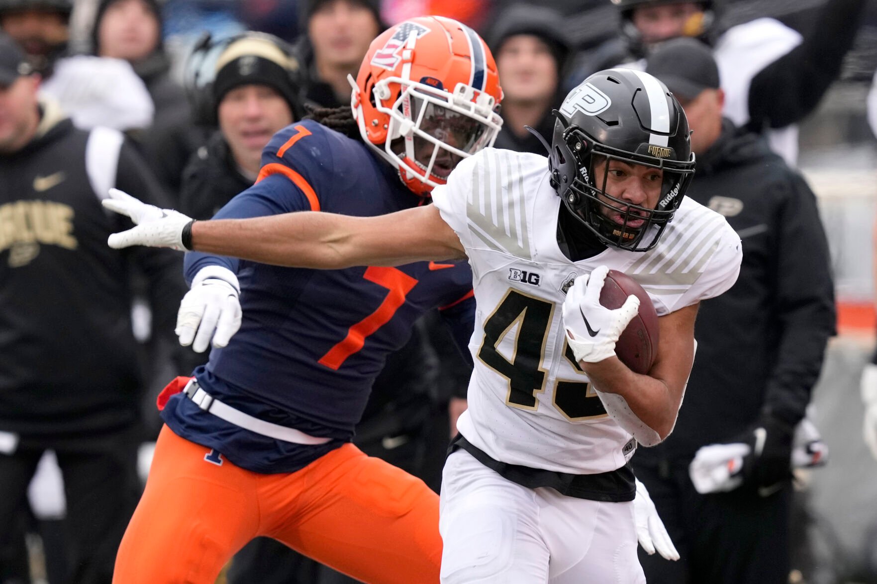 Illinois Fighting Illini Vs. Purdue Football Score, Video Highlights ...