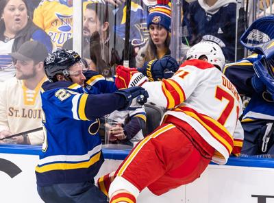 Blues take on Calgary Flames