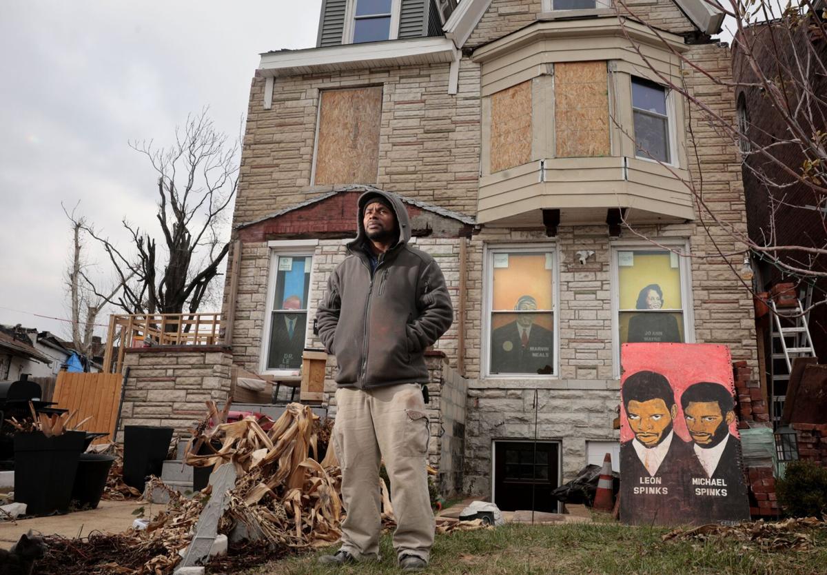 Tornado puts many of artist Chris Green’s Page Avenue portrait murals at risk