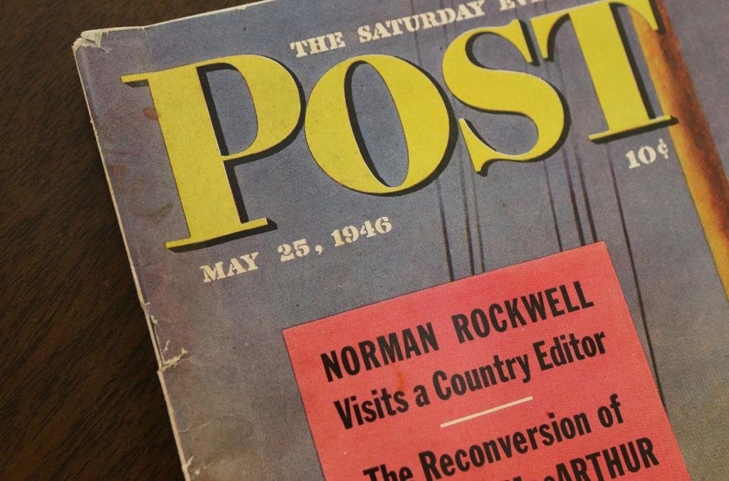 Norman Rockwell S View Of Small Town Missouri Newspaper Brings In