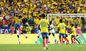 Colombia beats Ghana 1-0 in World Cup round of 32 and is on track for a return trip to KC