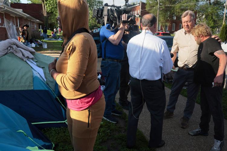 Remaining tenants forced out, again, after camping on condemned property